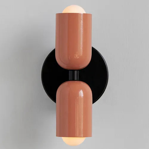 Stredoveký vietor s dvojitými hlavami v spálni francúzska nástenná lampa
