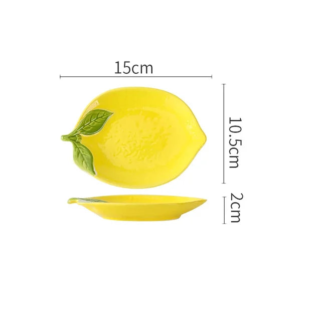 CitrusGlow - Keramický riad Lemon