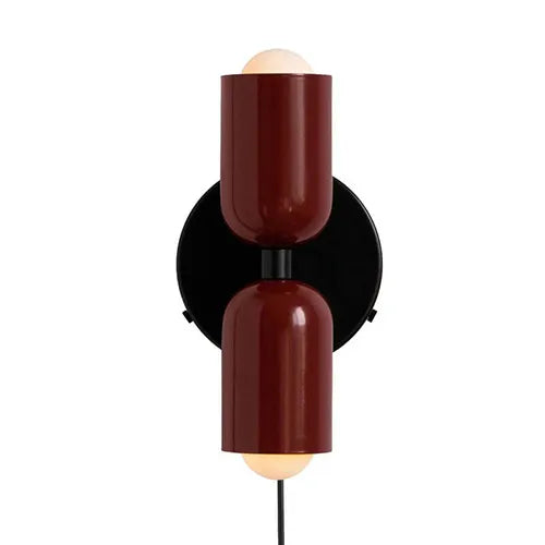 Stredoveký vietor s dvojitými hlavami v spálni francúzska nástenná lampa