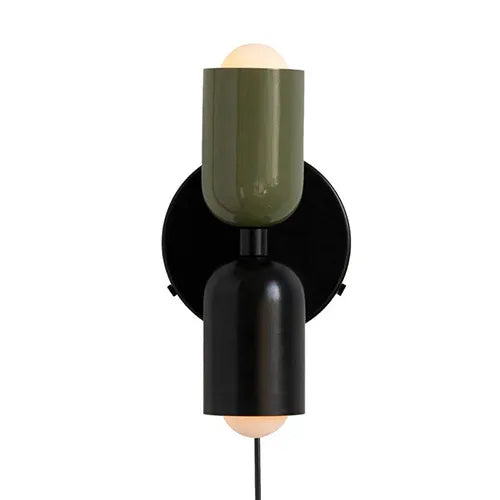 Stredoveký vietor s dvojitými hlavami v spálni francúzska nástenná lampa