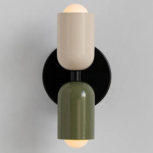 Stredoveký vietor s dvojitými hlavami v spálni francúzska nástenná lampa