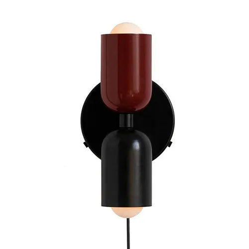 Stredoveký vietor s dvojitými hlavami v spálni francúzska nástenná lampa