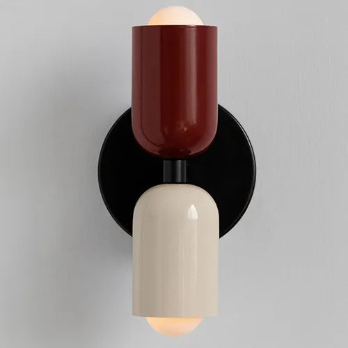 Stredoveký vietor s dvojitými hlavami v spálni francúzska nástenná lampa