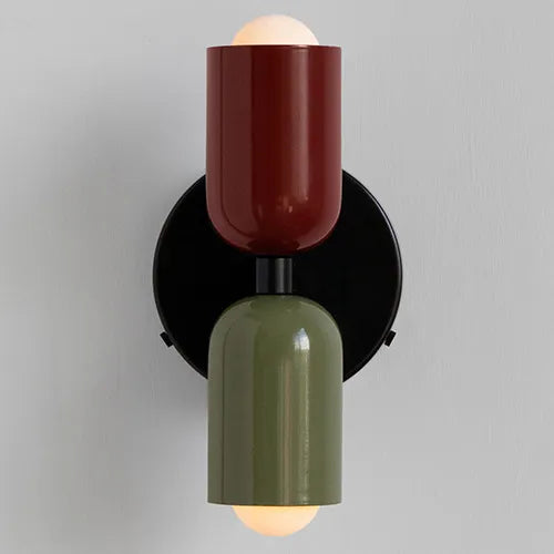 Stredoveký vietor s dvojitými hlavami v spálni francúzska nástenná lampa