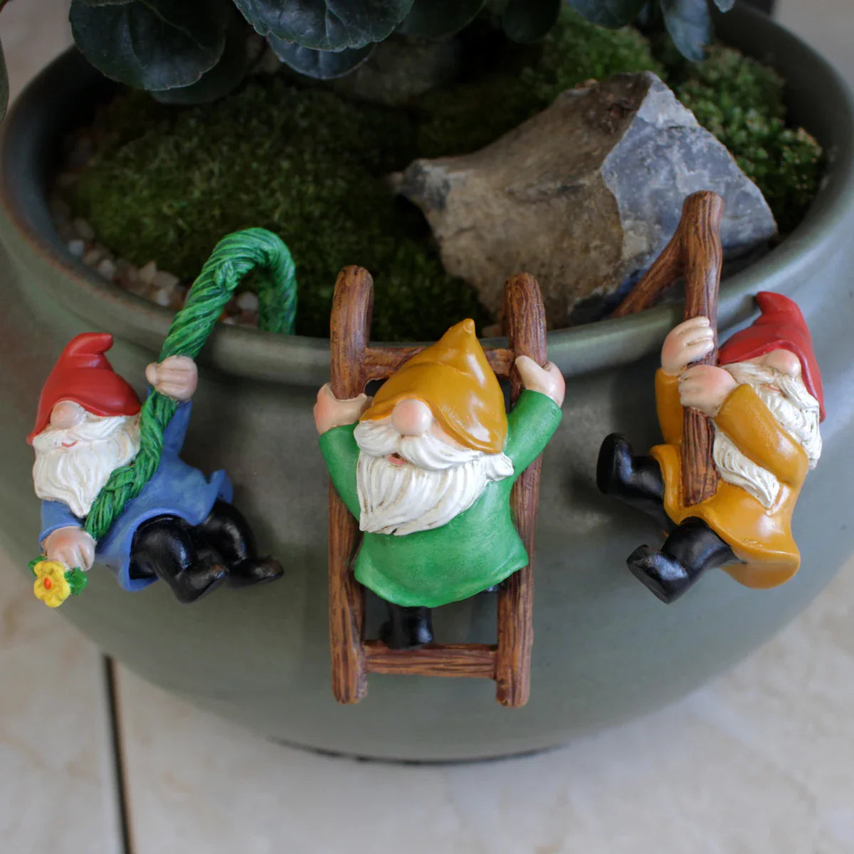 PottedPixies - Rozmarné závesné ozdoby Gnome