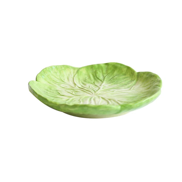 VerdeLeaf - Keramický šalátový tanier s kapustou