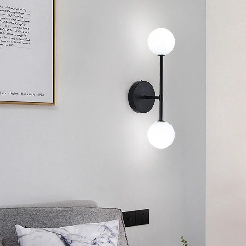LuminousCrystal - Matné sklo Bal Led nástenné svietidlo