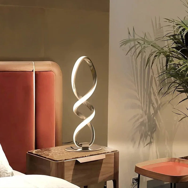 ElegantGlow - Stolná lampa Luxe Lines