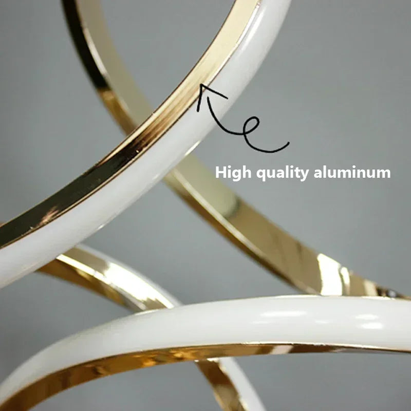 ElegantGlow - Stolná lampa Luxe Lines