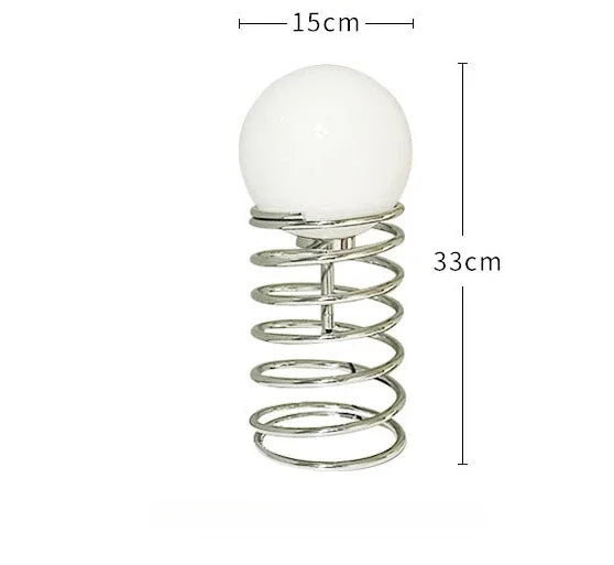ArtisticStat - Stolová lampa z kovového skla s pierkami