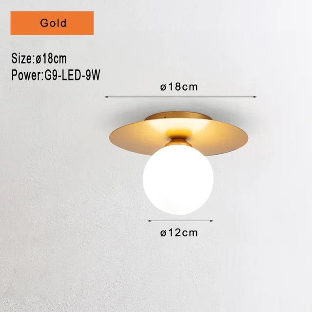 LuminousGlobe - Sklenená guľová lampa