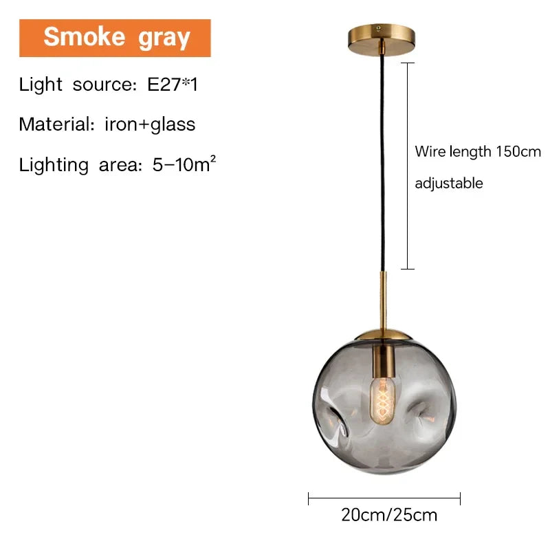 BubblyGlow - Bubble Glass Led Luster