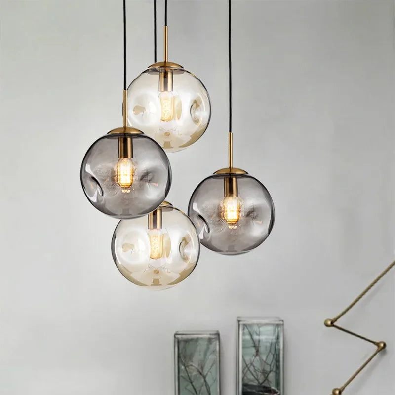 BubblyGlow - Bubble Glass Led Luster