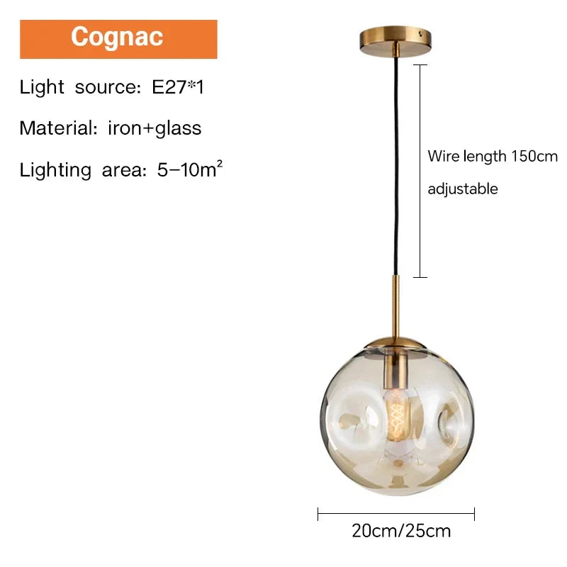 BubblyGlow - Bubble Glass Led Luster