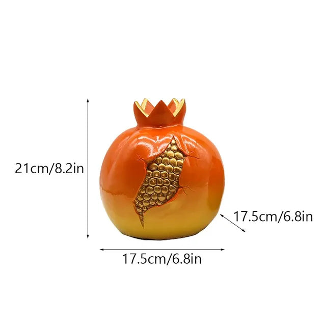 JewelRind - Váza z granátového jablka vyrobená zo živice
