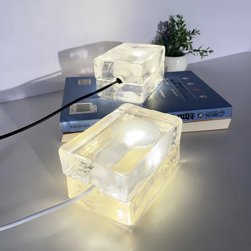 Crystal Clear - stolová lampa Transparante