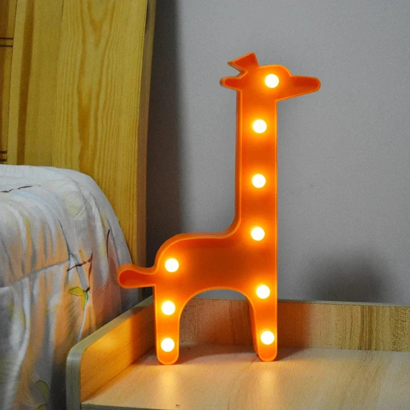 SafariLumina - Stolná lampa so zvieratami