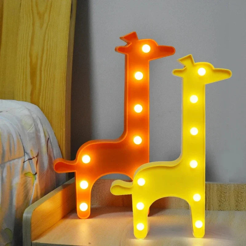 SafariLumina - Stolná lampa so zvieratami
