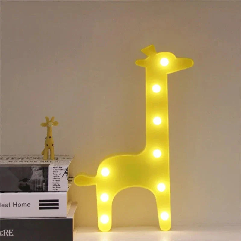 SafariLumina - Stolná lampa so zvieratami
