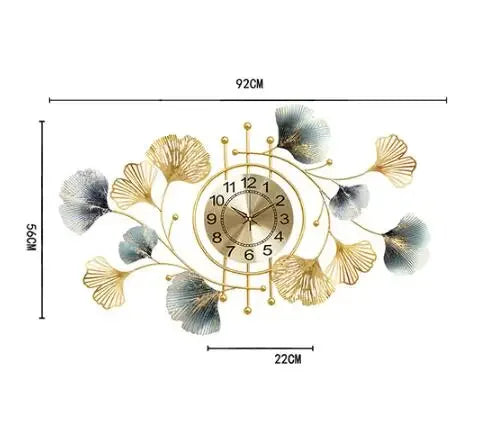 BlossomElegance - Kvetinové luxusné nástenné hodiny