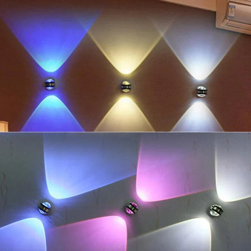 PrismBeam - LED nástenné svietidlo z krištáľu