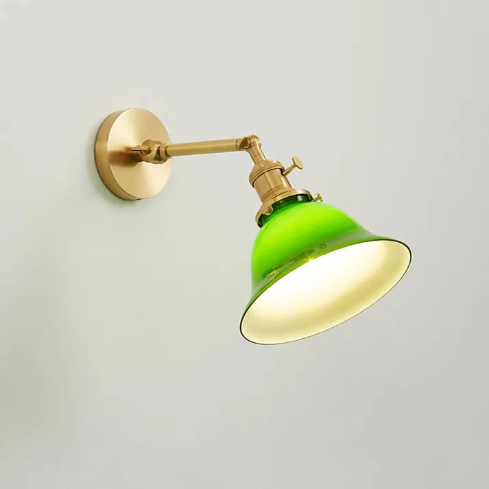 VintageGreen | Nastaviteľné klasické nástenné svietidlo