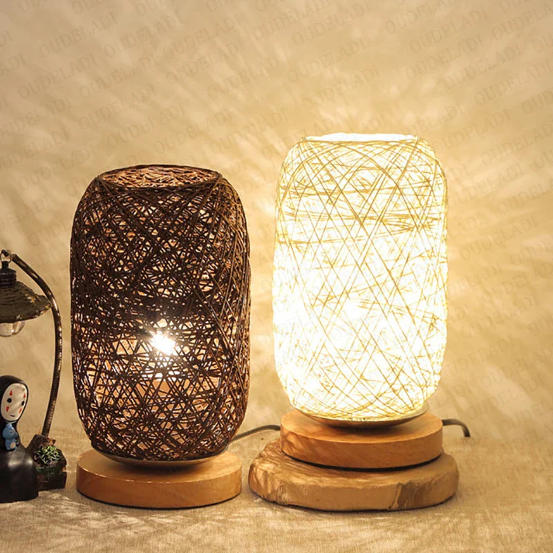 Woodland - Drevená stolová lampa Lano