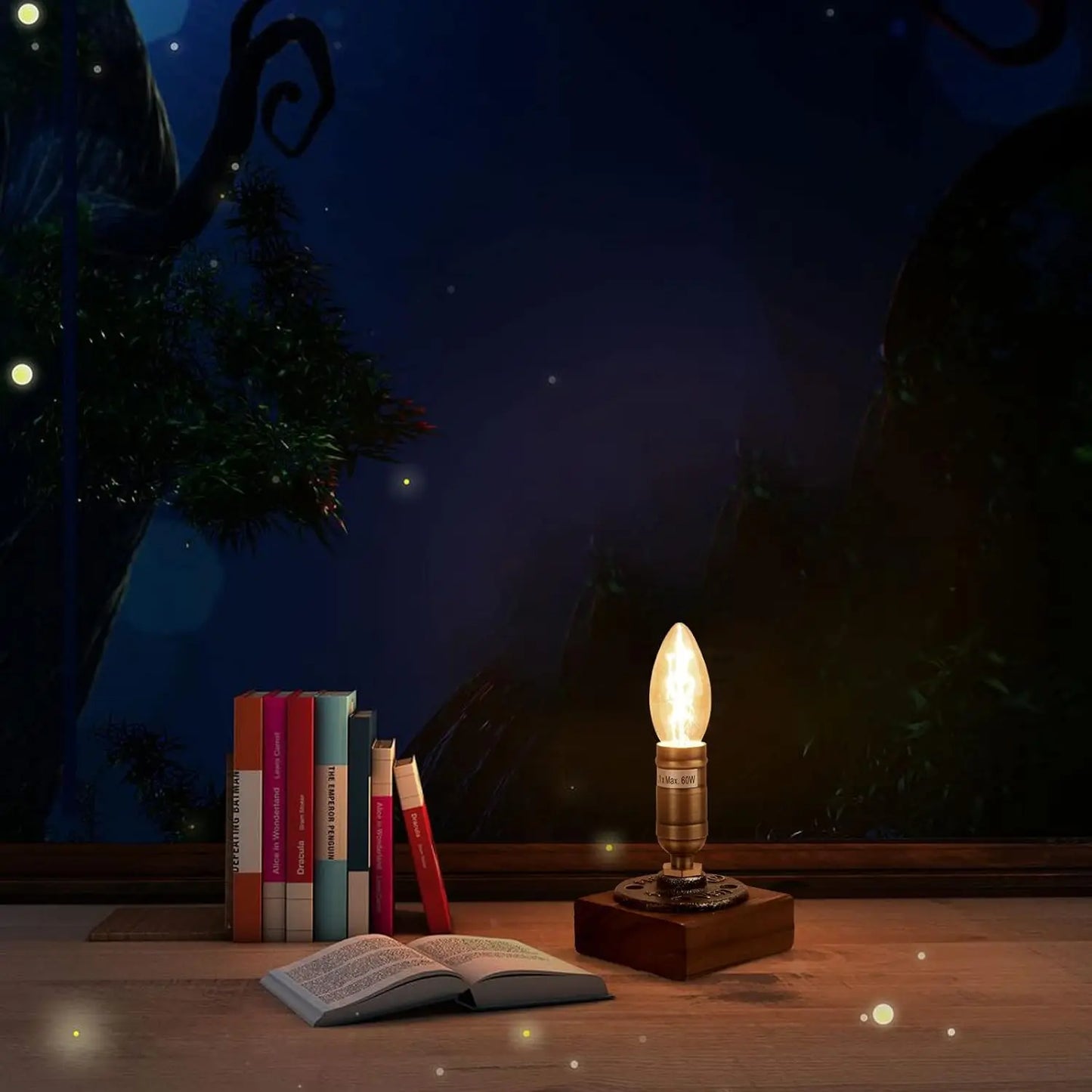 Woodlight - Drevená stolová lampa