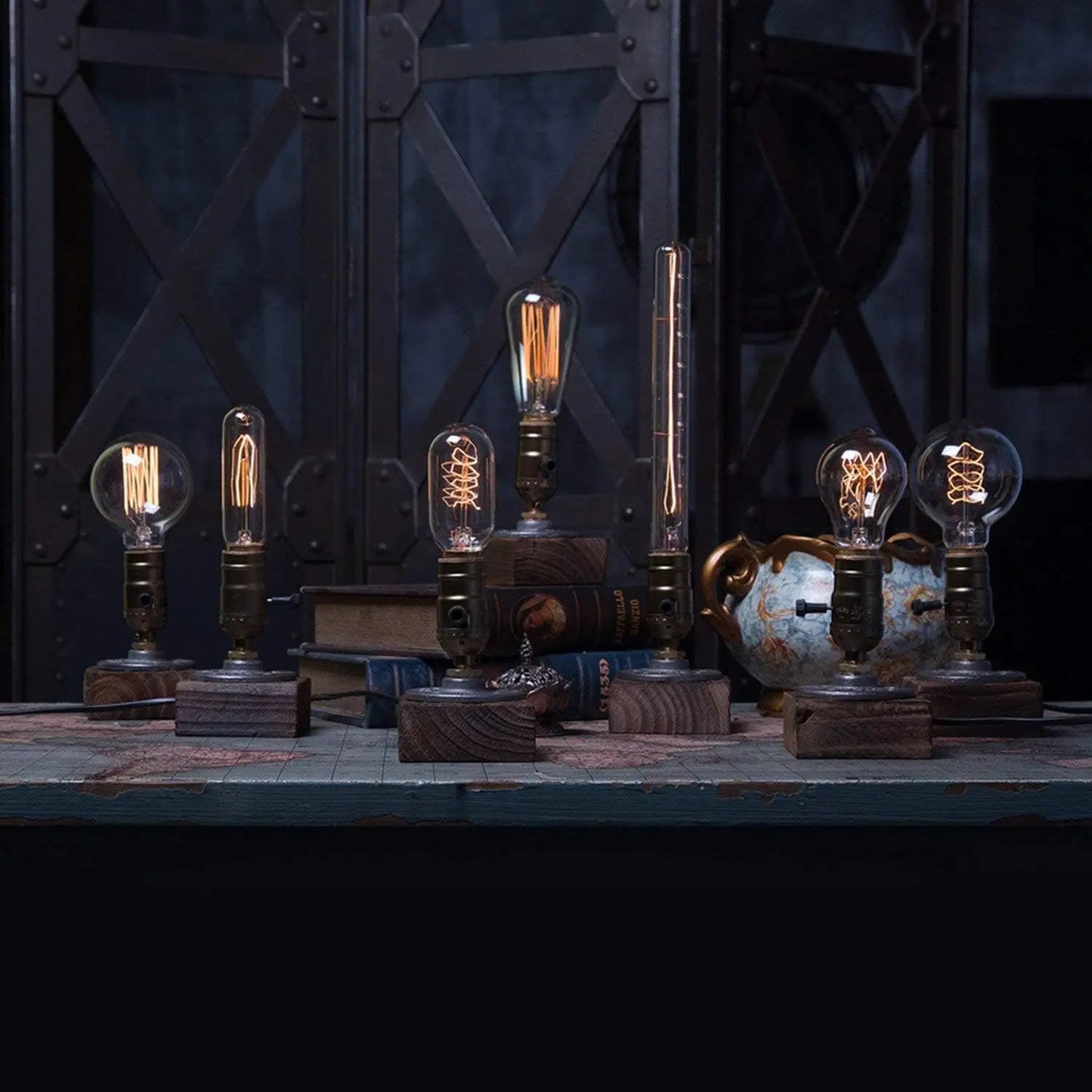 Woodlight - Drevená stolová lampa