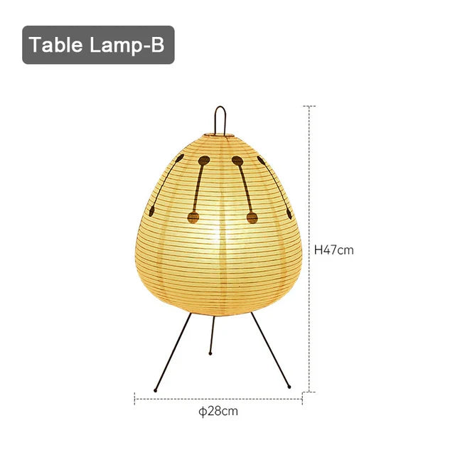 TranquilGlow - Japonská stolová lampa