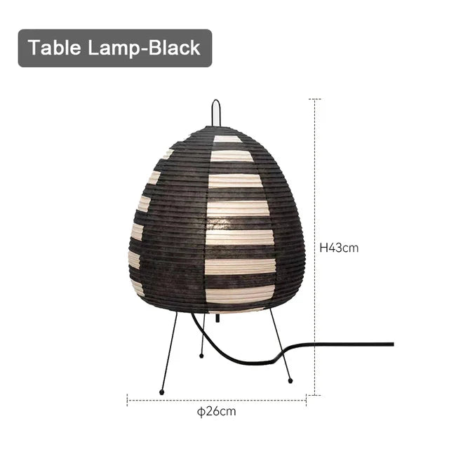 TranquilGlow - Japonská stolová lampa