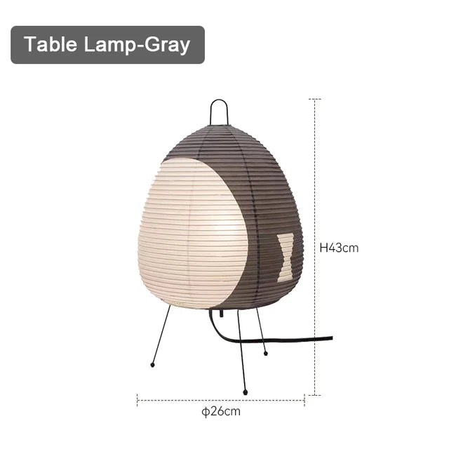 TranquilGlow - Japonská stolová lampa