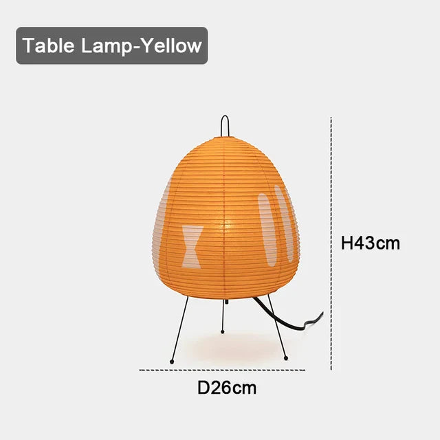 TranquilGlow - Japonská stolová lampa