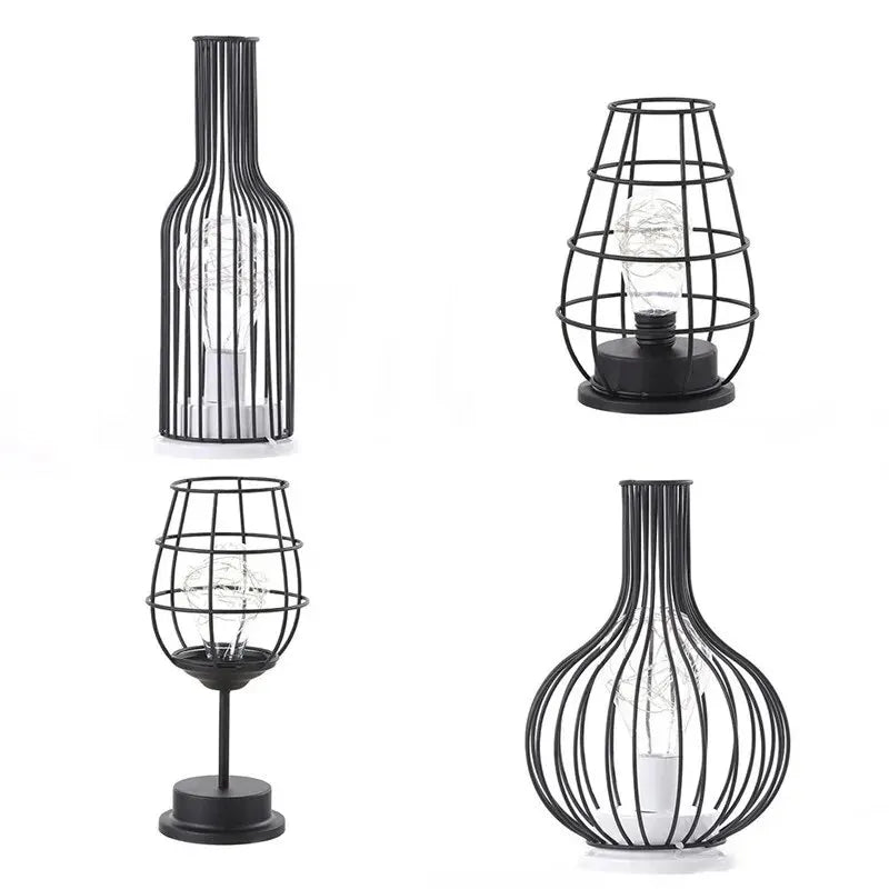 GildedGlow - Vintage lampa