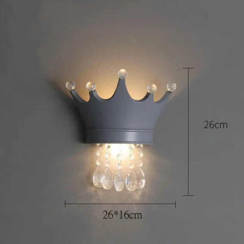 LuminaGlimmer - Nástenné svietidlo Crown