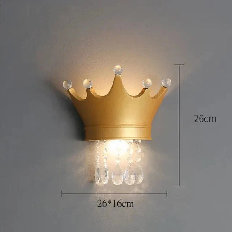 LuminaGlimmer - Nástenné svietidlo Crown