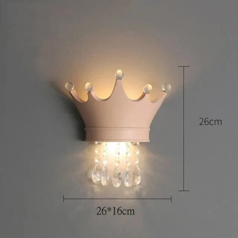 LuminaGlimmer - Nástenné svietidlo Crown