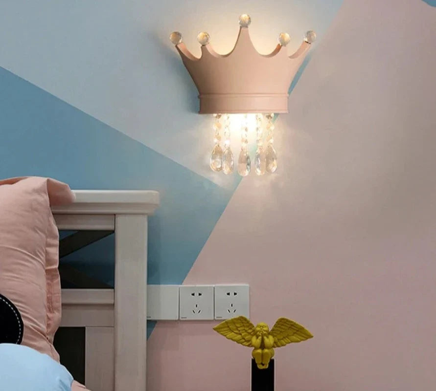 LuminaGlimmer - Nástenné svietidlo Crown