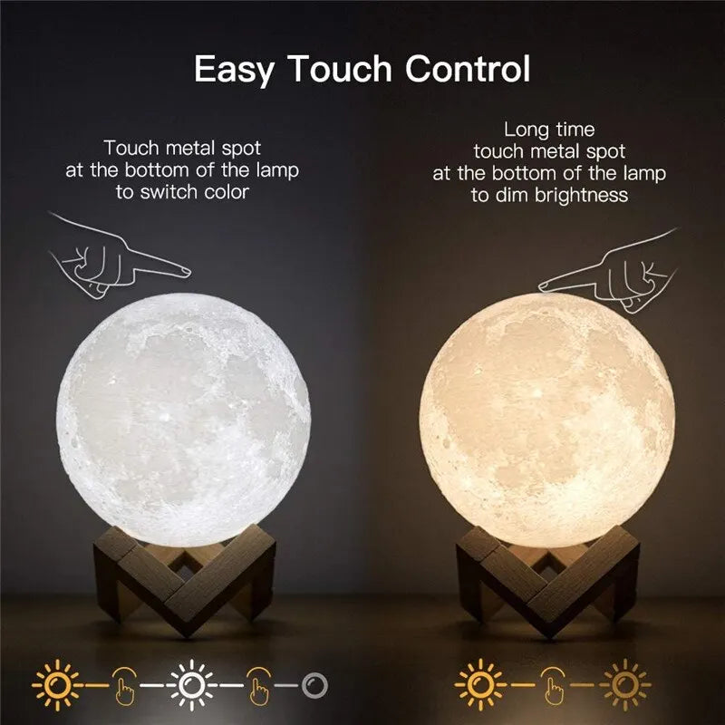 SophisticShine - Mesačná lampa, ktorej sa môžete dotknúť