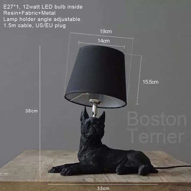 PupArt - stolová lampa Art Deco Puppy