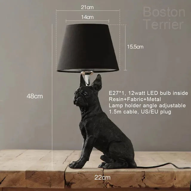 PupArt - stolová lampa Art Deco Puppy