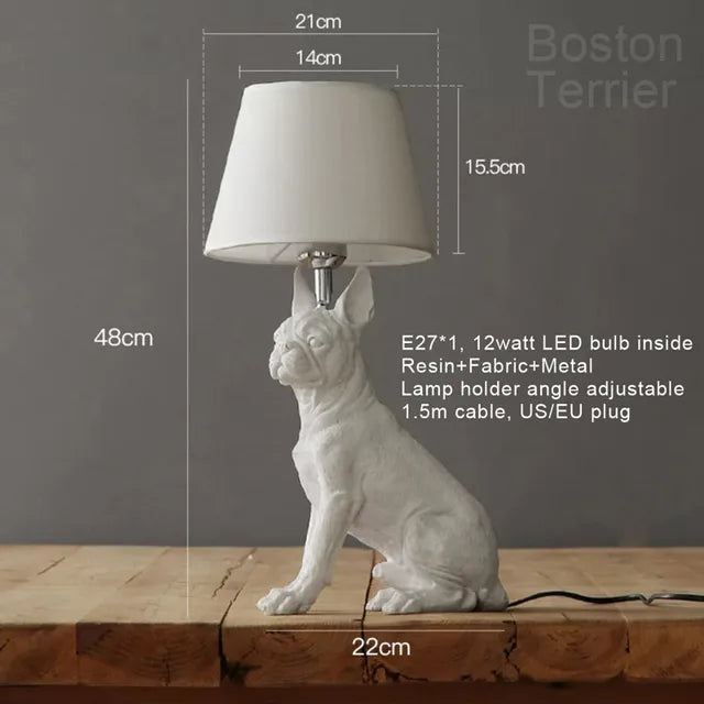 PupArt - stolová lampa Art Deco Puppy