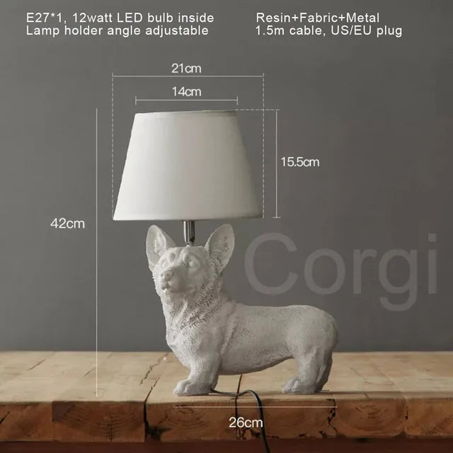PupArt - stolová lampa Art Deco Puppy