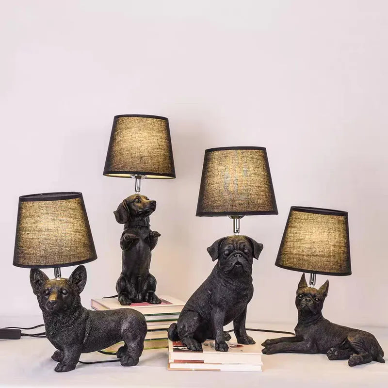 PupArt - stolová lampa Art Deco Puppy