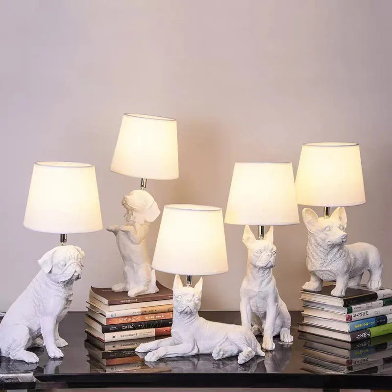 PupArt - stolová lampa Art Deco Puppy