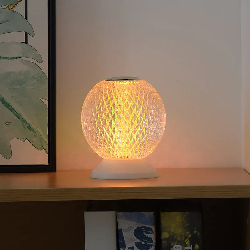 ModCrystal - Moderná bezdrôtová krištáľová stolná lampa