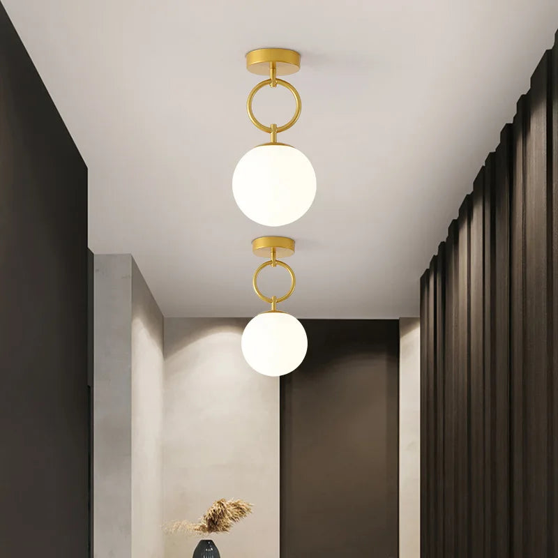 NordicElegance - Sklenený stropný luster