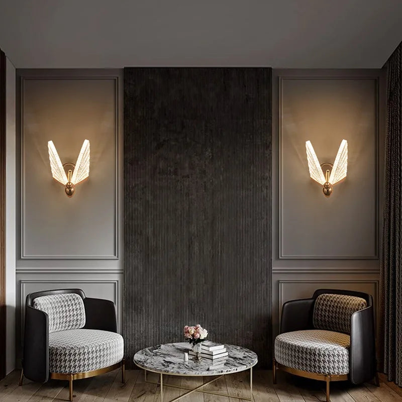 TimberLuxe - Nástenné svietidlá Butterfly