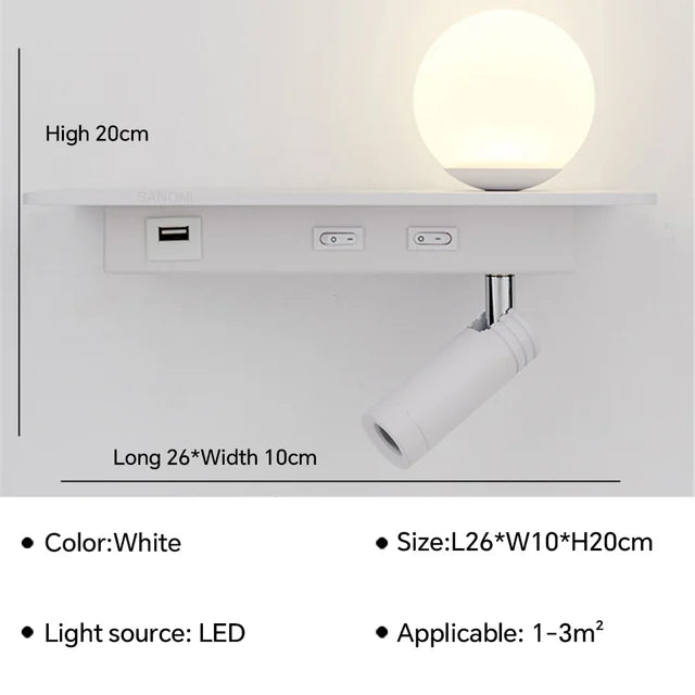 ModernGlow - Moderné LED nástenné svietidlo