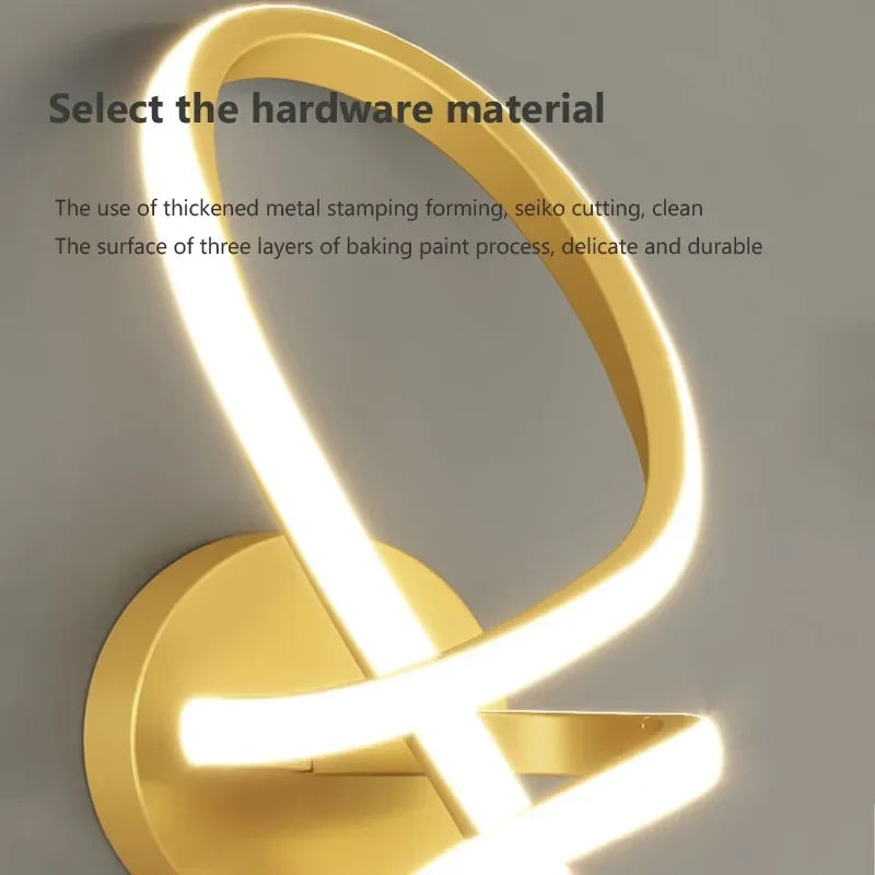 MinimalistGlow - Minimalistický nástenný LED svietnik